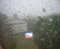 Diakonissenhaus Bethlehem, Karlsruhe  -- Sturm und Regen